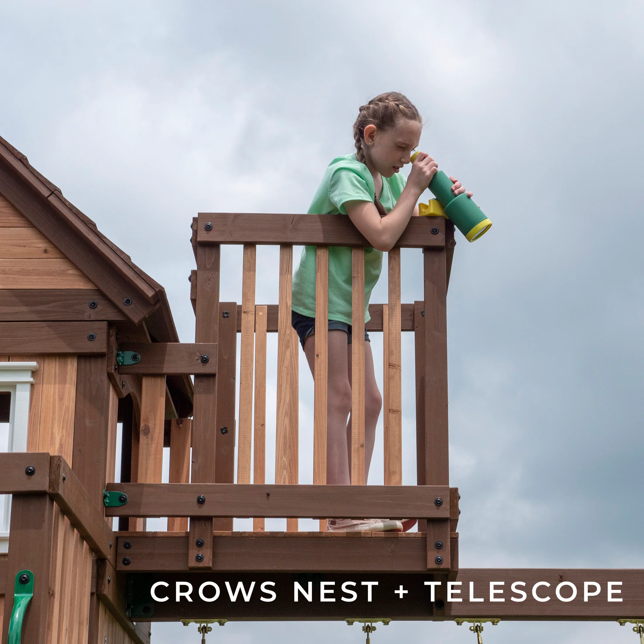 Skyfort III Swing Set - Image 6