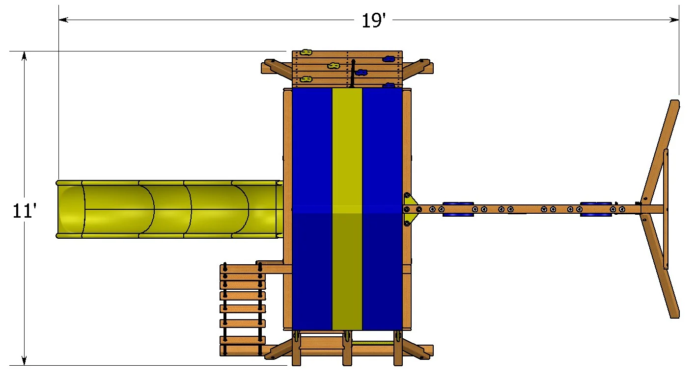 Classic Playcenter Swing Set (11B) - Image 3